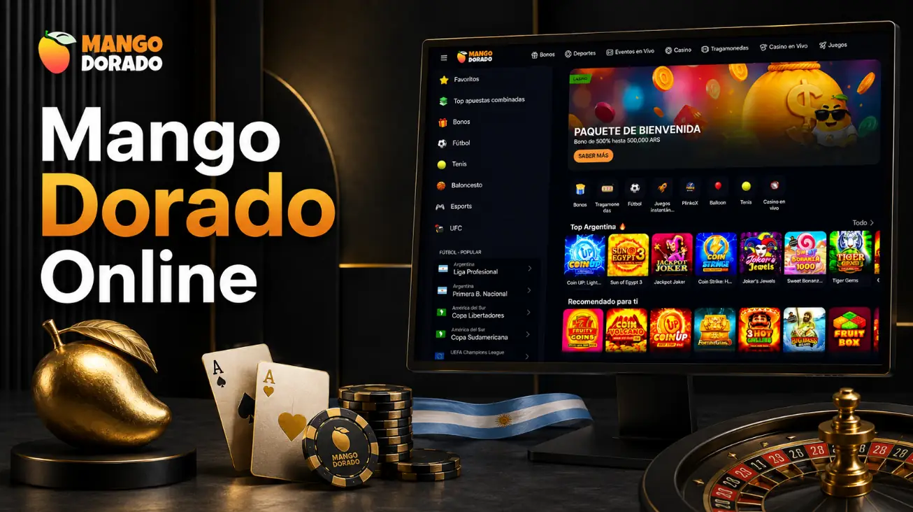 Mango Dorado Casino Argentina para Jugar Online desde 5.000 ARS