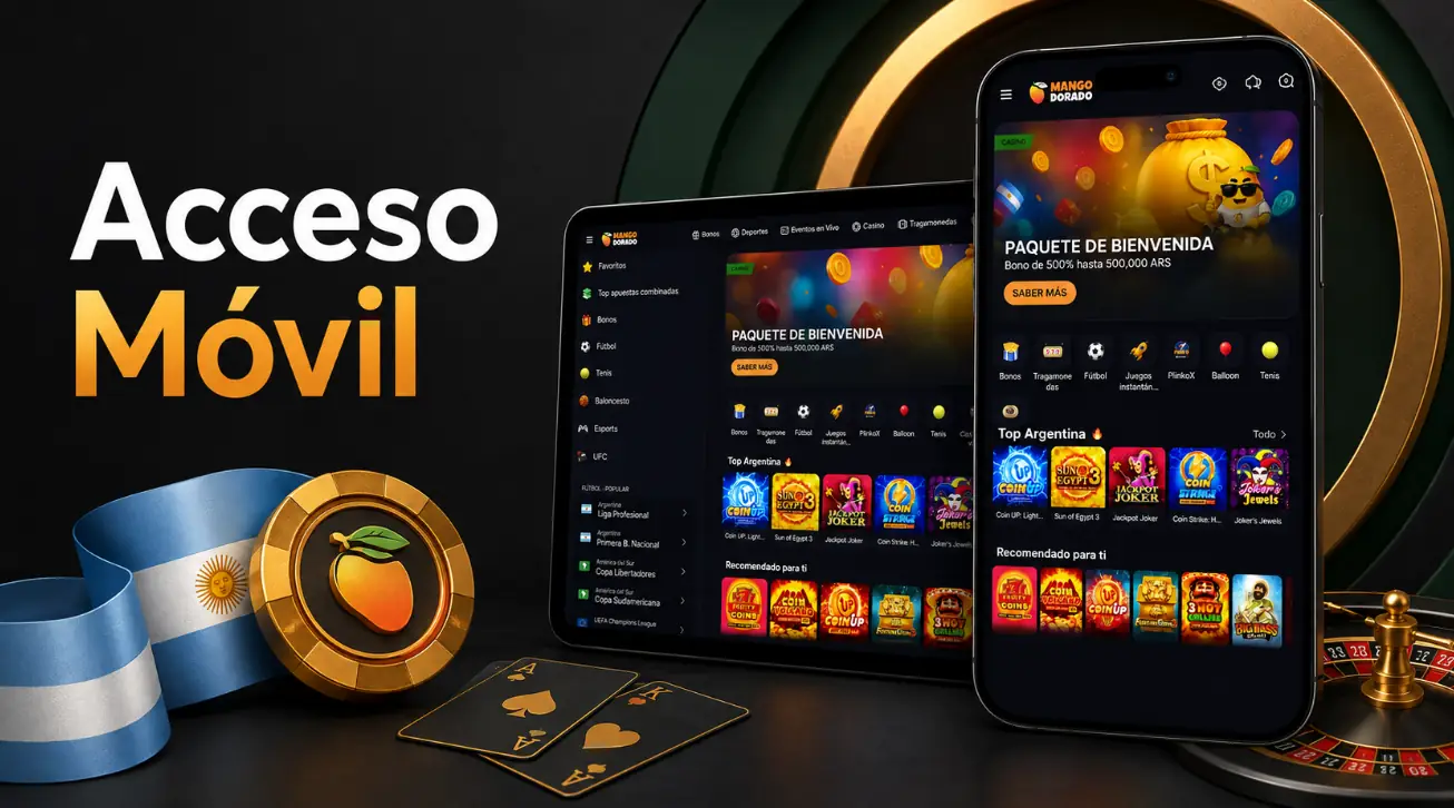Acceso Móvil a Mangodorado desde Argentina